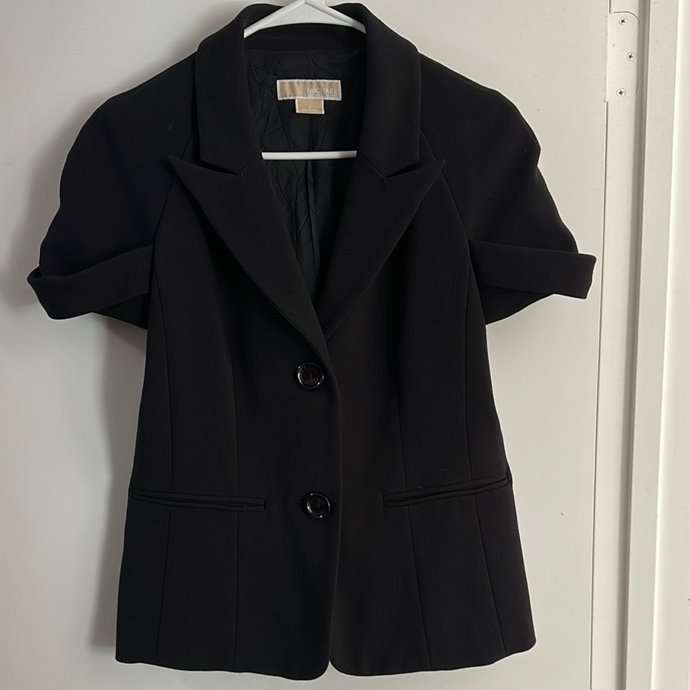 Michael Kors Black Blazer Tailored Suit Jacket